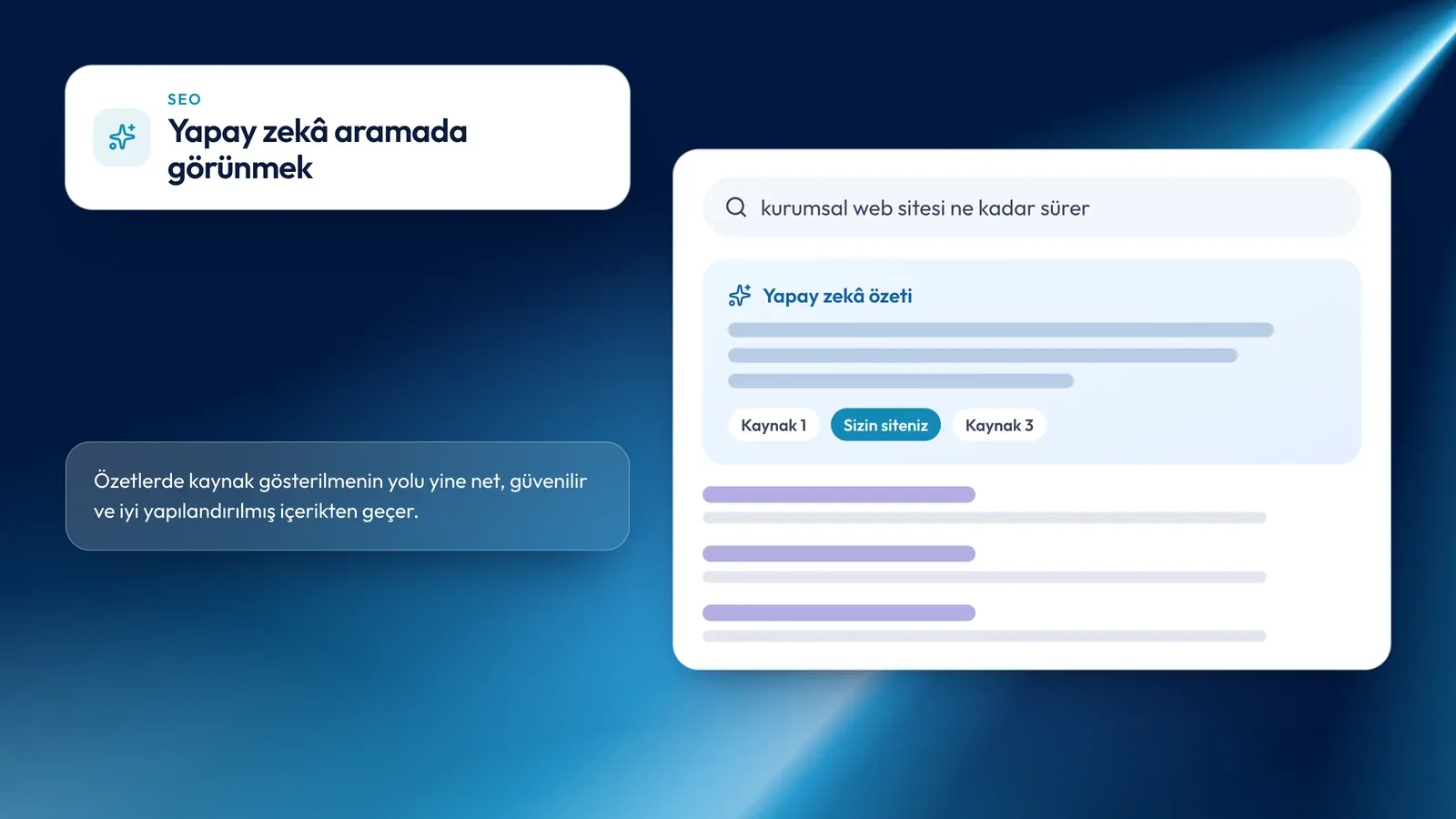 AI Overviews çağında SEO: yapay zekâ aramada nasıl görünürsünüz?